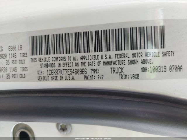 1C6RR7KT7ES460966 RAM 1500 Express