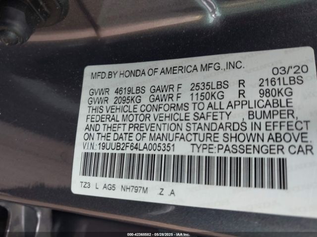 2020 ACURA TLX 19UUB2F64LA005351 Photo 8