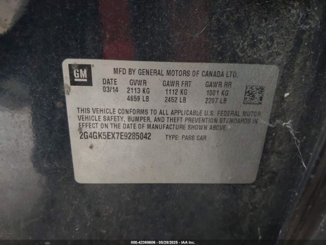 2G4GK5EX7E9285042 Buick Regal Turbo