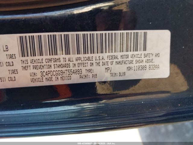 2017 DODGE JOURNEY 3C4PDCGG9HT554093 Photo 8