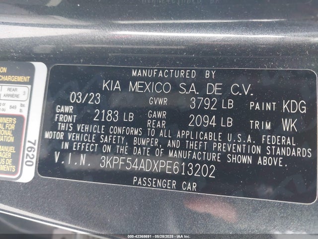 KIA mpi nu 2023 3KPF54ADXPE613202 Image 9