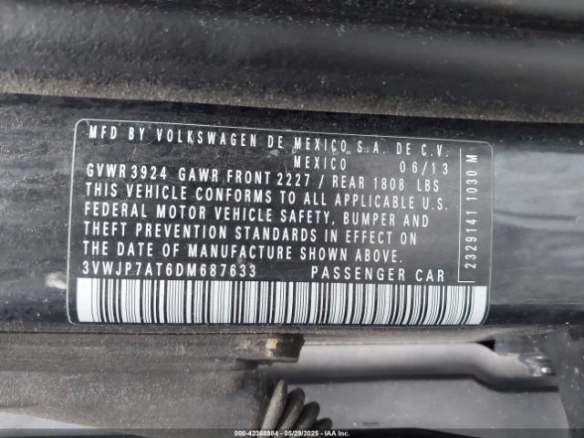 2013 VOLKSWAGEN BEETLE 3VWJP7AT6DM687633 Photo 8