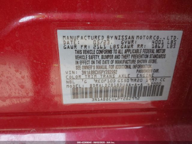 2023 NISSAN SENTRA 3N1AB8CV6PY282992 Photo 8