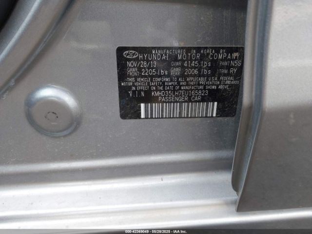 KMHD35LH7EU165823 Hyundai ELANTRA GT