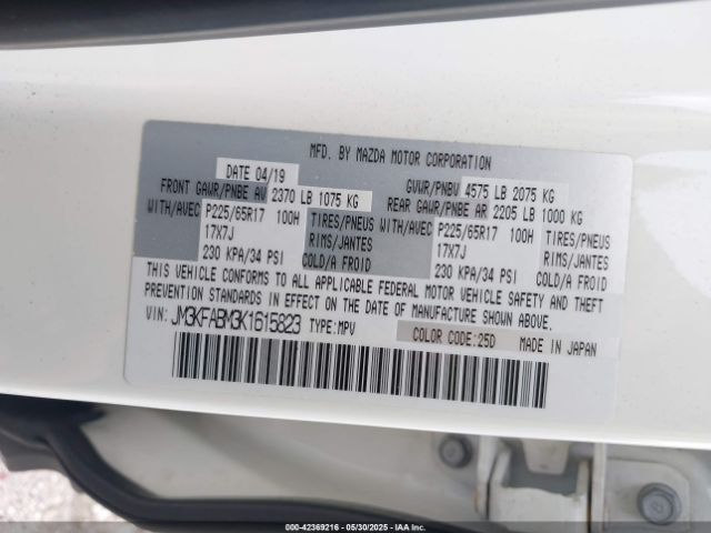 JM3KFABM3K1615823 Mazda CX-5 SPORT