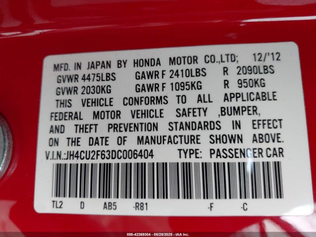 2013 ACURA TSX JH4CU2F63DC006404 Photo 8