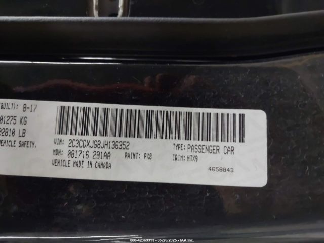 2018 DODGE CHARGER 2C3CDXJG8JH136352 Photo 8