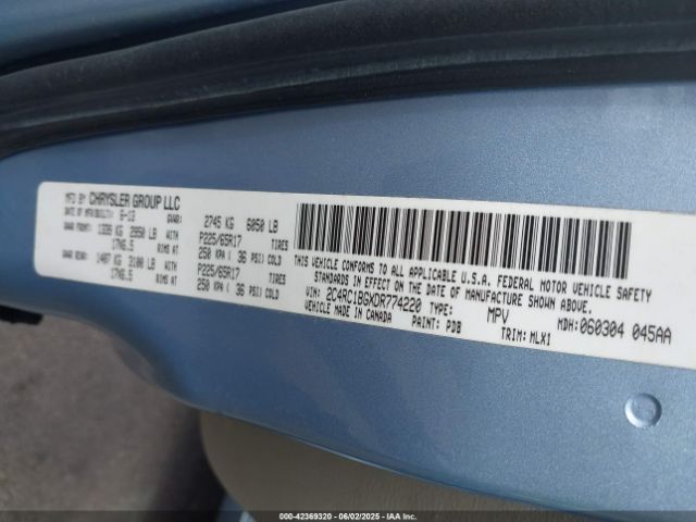 2013 CHRYSLER TOWN & COUNTRY 2C4RC1BGXDR774220 Photo 8