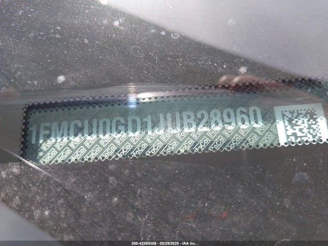 1FMCU0GD1JUB28960 Ford 1.5l gtdi sigma w/premium fuel
