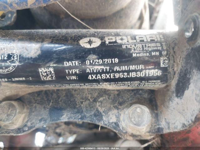 2018 POLARIS SPORTSMAN 4XASXE953JB301956 Photo 9