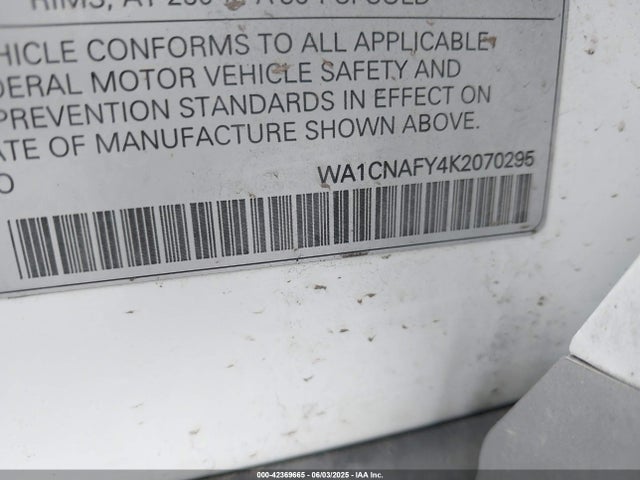 WA1CNAFY4K2070295 Audi Q5