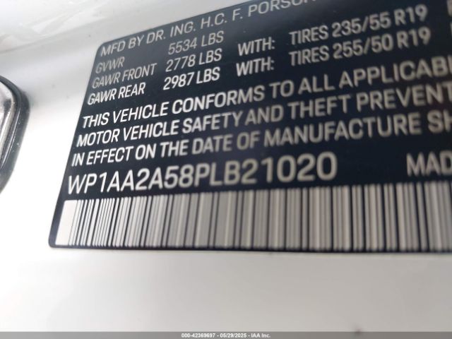 2023 PORSCHE MACAN WP1AA2A58PLB21020 Photo 8