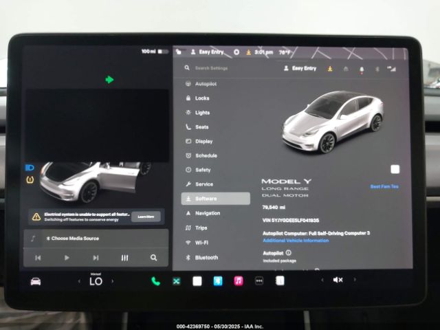 5YJYGDEE5LF041935 Tesla Model Y Long Range