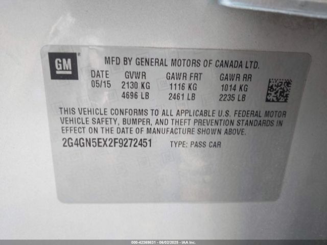 2G4GN5EX2F9272451 Buick Regal Turbo/e-assist Premium I