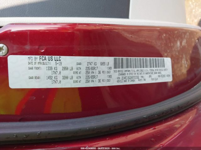 2019 CHRYSLER PACIFICA 2C4RC1BG2KR721332 Photo 8