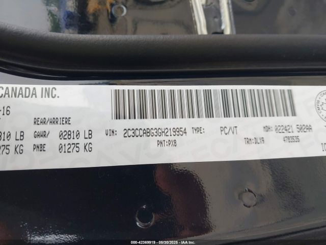 2016 CHRYSLER 300 2C3CCABG3GH219954 Photo 8