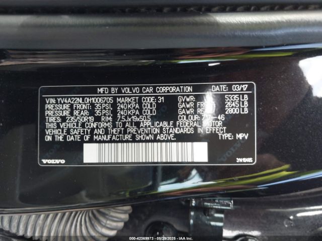 2017 VOLVO V90 CROSS COUNTRY YV4A22NL0H1006705 Photo 8