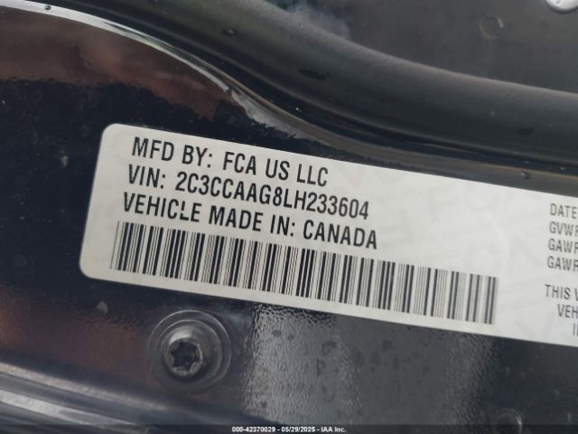 2020 CHRYSLER 300 2C3CCAAG8LH233604 Photo 8