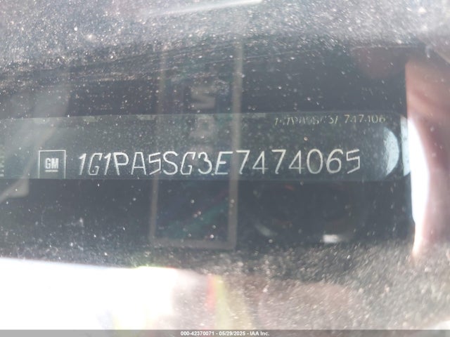 1G1PA5SG3E7474065 Chevrolet Cruze Ls Auto
