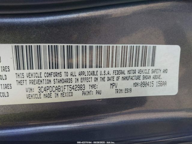 3C4PDCAB1FT542983 Dodge Journey American Value Pkg
