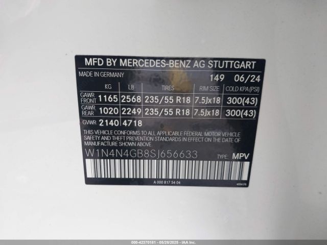 2025 MERCEDES-BENZ GLA 250 W1N4N4GB8SJ656633 Photo 8