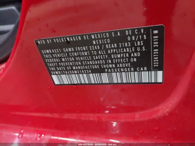 3VWD17AJ3GM216234 Volkswagen Jetta 1.8t Sport