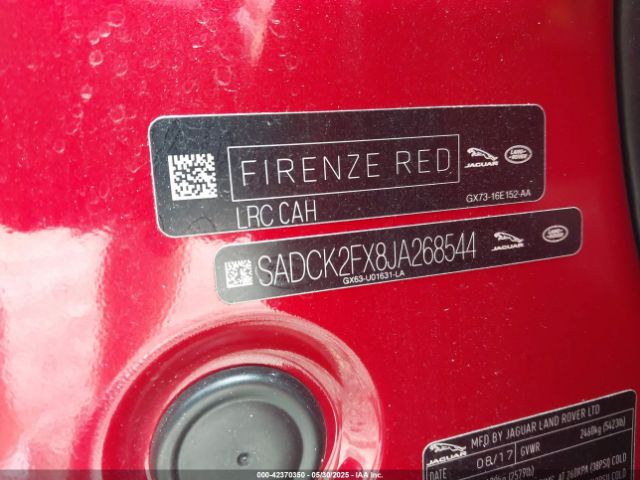 2018 JAGUAR F-PACE SADCK2FX8JA268544 Photo 8