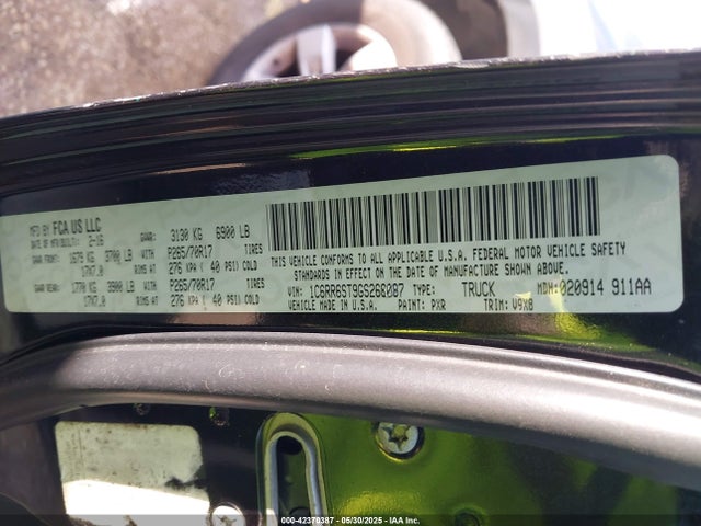 RAM 1500 2016 1C6RR6ST9GS268087 Image 9