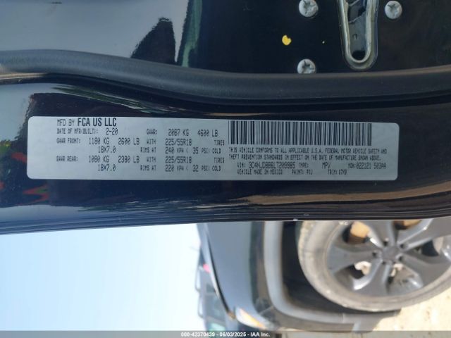 3C4NJDBB6LT209985 Jeep Compass Altitude 4x4