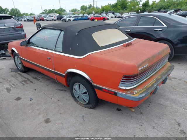 1989 CHRYSLER LEBARON 1C3XJ45K7KG108045 Photo 2