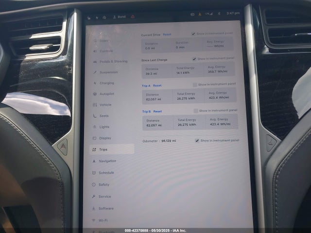 5YJXCBE25JF100156 Tesla MODEL X