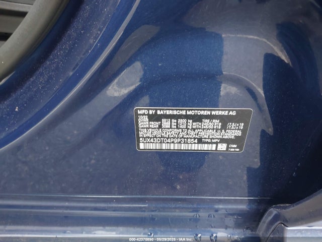 5UX43DT04P9P31854 BMW X4