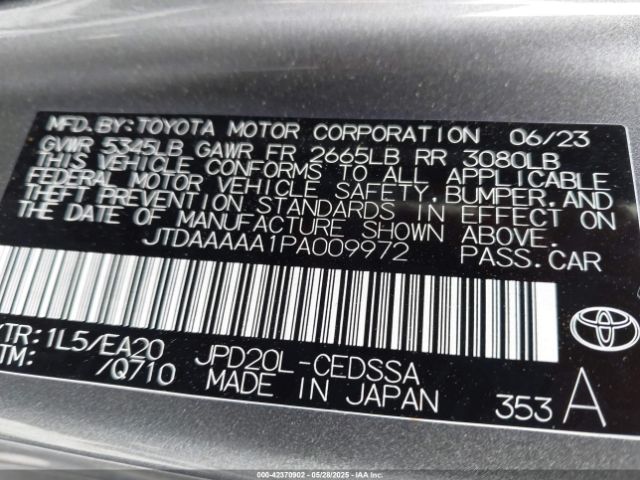 2023 TOYOTA MIRAI JTDAAAAA1PA009972 Photo 8