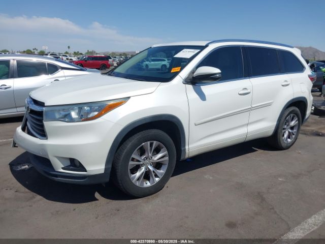 5TDKKRFH5FS101903 Toyota Highlander Xle V6