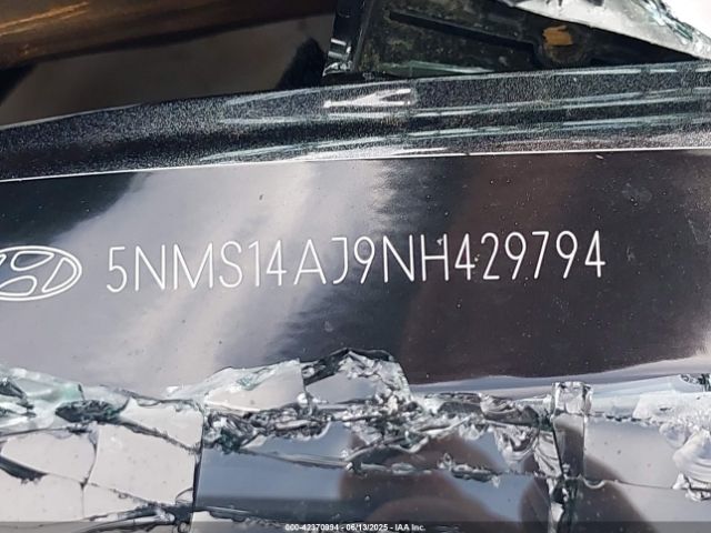 5NMS14AJ9NH429794 Hyundai gdi theta iii