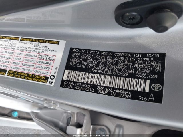 JTNKARJE3GJ512629 Scion IM