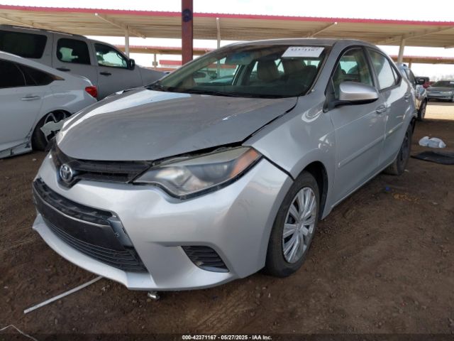 5YFBURHE1FP313168 Toyota COROLLA LE