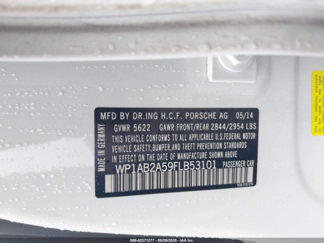 2015 PORSCHE MACAN WP1AB2A59FLB53101 Photo 8