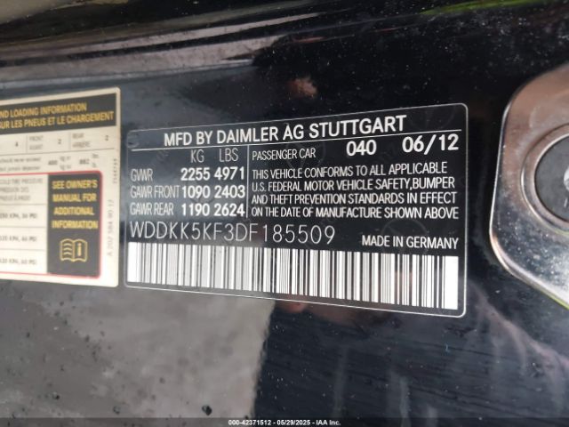 2013 MERCEDES-BENZ E 350 WDDKK5KF3DF185509 Photo 8