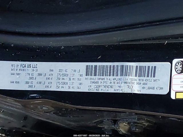 2019 RAM 1500 1C6SRFFTXKN674611 Photo 8