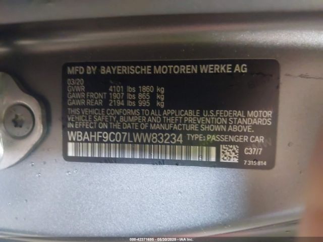 2020 BMW Z4 WBAHF9C07LWW83234 Photo 8