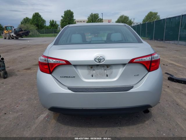 2T1BURHE2FC284845 Toyota COROLLA LE