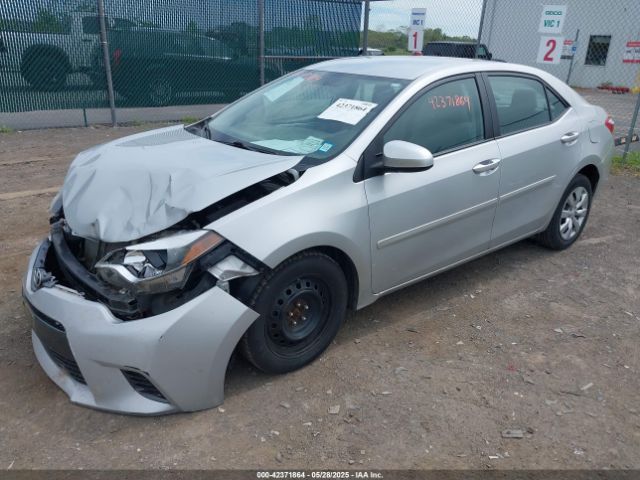 2T1BURHE2FC284845 Toyota COROLLA LE