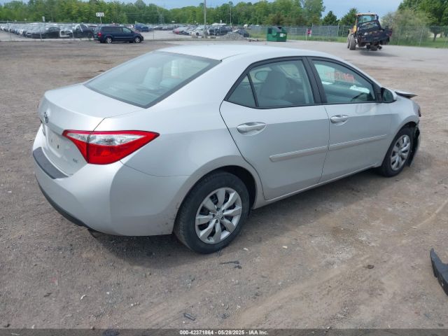 2T1BURHE2FC284845 Toyota COROLLA LE
