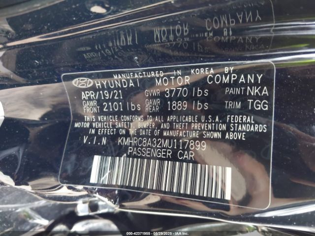 KMHRC8A32MU117899 Hyundai gamma ii