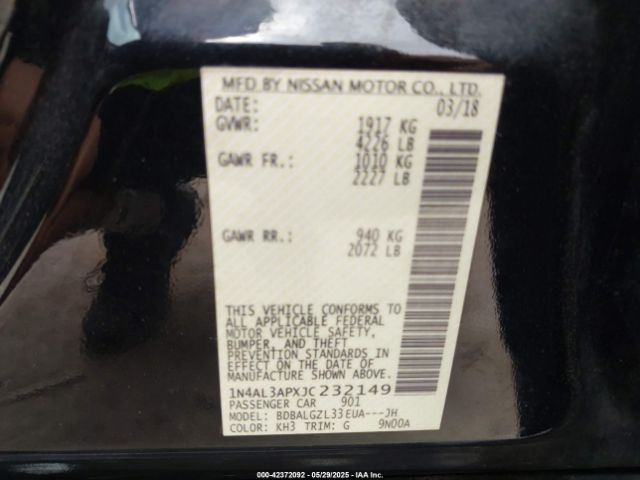 1N4AL3APXJC232149 Nissan 2018
