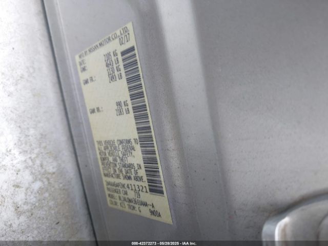 2017 NISSAN MAXIMA 1N4AA6AP2HC411321 Photo 8