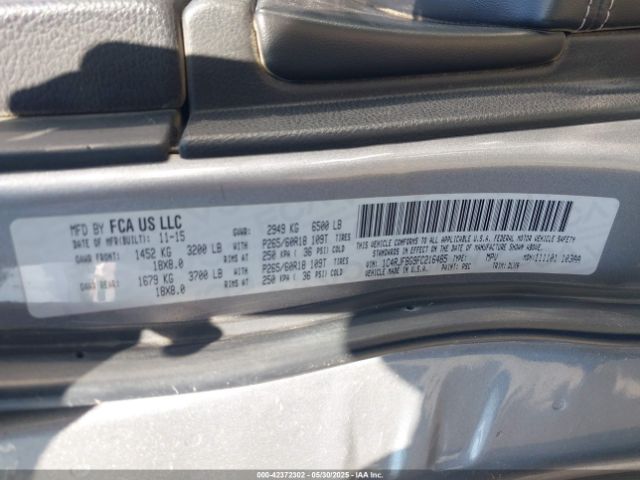 2015 JEEP GRAND CHEROKEE 1C4RJFBG9FC216485 Photo 8