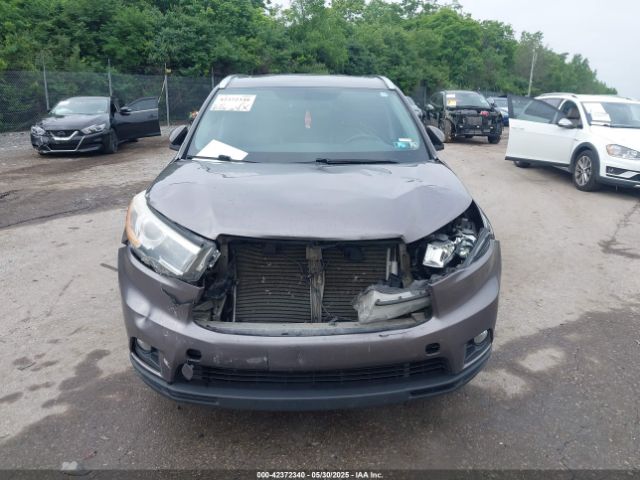 5TDJKRFHXGS258923 Toyota Highlander Xle V6