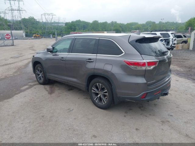 5TDJKRFHXGS258923 Toyota Highlander Xle V6